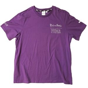 The Puma Rick and Morty T-Shirt in size XL regular fit with short sleeves